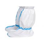 Latex Free Disposable Protective Clothing 65gsm Microporous Shoes Cover for sale