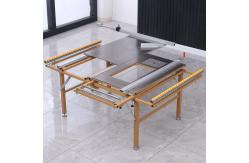 China 1600w 2600w Precision Wood Cutting Sliding Table Saw Machine With Liftable Saw Head supplier