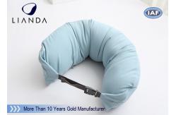 China Gray Microbeads Car Neck Rest Pillow With Lycra Cover , 100% Polyester Materials supplier