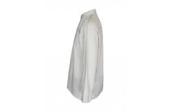 China 240G Chef Uniform Long Sleeve Polyester 65% Cotton 35% With Snap Buttons supplier