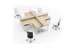 China Modular Office Cubicle Workstations Modern Board Wall Partition Customized Size supplier