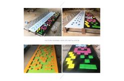 China Interactive Kids Fun Climbing Wall Indoor For Amusement Playground supplier