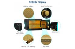 China 11kg Dual Alarm Home Safe Box Biometric Fingerprint Lock With Glossy Surface Treatment supplier