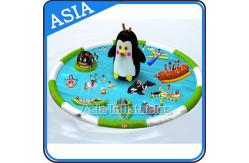 China Penguin Shape Inflatable Water Park , Inflatable Water Park Slides Combo supplier