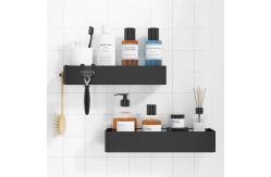 China No Drilling Modern Reinforcement Design Traceless Adhesive Shower Caddy supplier