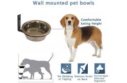 China Collapsible Wall Mounted Pet Feeder Customized Height supplier