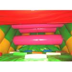 Inflatable Beach Bouncy Castle Assault Course , Big Party Funny Obstacle Course Jumpers
