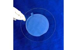 China Uv Optical Quartz Glass Crystal Plate Transparent Thin 100mm supplier