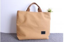 China Ladies Natural Canvas Tote Bags With High Durability OEM Acceptable supplier