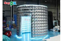 China Party Events Automatic Inflatable 360 Photo Booth Enclosure Backdrop supplier