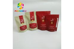 China Laminated Material Food Plastic Pouches Packaging Aluminum Foil With Valve supplier