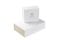 China Elegent Square Cosmetic Packaging Box Foldable Magnetic Gift Box supplier
