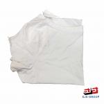 No Logo  Recycled  Reusable Cotton Cleaning Cloths Pure White Color for sale