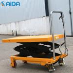 Stationary Hydraulic Scissor Lift Trolley , Insulating Scissor Jack Lift Table hydraulic scissor lift table for sale