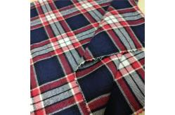China Breathable Cotton 32X32 Yarn Dyed Plaid Cotton Fabric Grid Pattern supplier