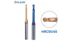 China CNC Long Neck End Mill 2 Flutes Machining Customized Overall Length With Coating supplier