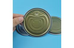 China Metal Pull Tab Pop Top Cap Easy Open Tinplate Lid Non Refillable supplier