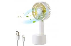 China Oscillating Base Mini Portable Handheld Fan 2000mAh 4W Rechargeable Desk Fan supplier