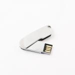 Twist Metal Usb 2.0 Flash Drive With Keychain , 32GB 64GB 128GB Fast UDP Chip for sale