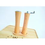 Eco-Friendly Wooden Salt And Pepper Grinders With Customizable Filler User Friendly Design for sale