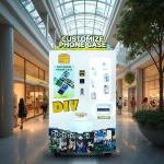Steel Printing Phone Case Vending Machine with High Resolutions 1440Dpi Durable for sale