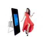40in Mirror Image Photo Booth Silver With Camera Printer for sale