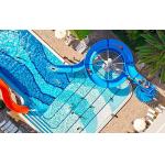 Outdoor Water Playground Swimming Pool Equipment Slide For Children for sale