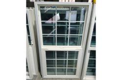 China Glass Double Glazed Sash Windows Vinyl Double Hung Vertical Sliding Windows supplier