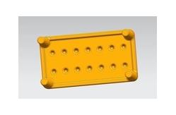 China 8mm To 10mm Wall Thickness Aluminum Rotational Molding for 1 Seat Customization supplier