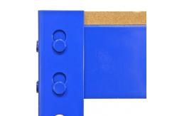 China Boltless 5 Tier Metal Shelf Home Storage Unit Blue supplier