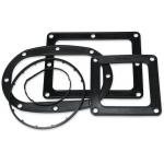 Aviation Custom Rubber Parts NBR EPDM Automotive Molded Rubber Seals for sale