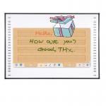 Aluminum Frame Iboard Interactive Whiteboard 90 Inch For Projector Use