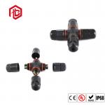Cross Type 4 Way IP68 High Current Waterproof Connector for sale
