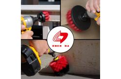 China 3PCS PP Material Car Drill Cleaning Brush Set Wheel Cleaning Brush supplier