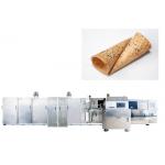CE Ice Cream Cone Production Line , Sugar Cone Baking Machine 10 - 11 Gas Consumption / Hour for sale