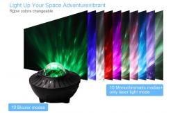 China 5V LED Projector Night Light , CE 600g Galaxy Star Light Projector supplier