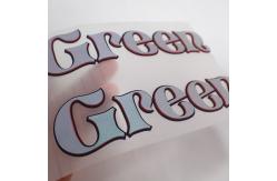 China Thick 3D Clothing Heat Transfer Labels Oeko Tex With Special Texture supplier