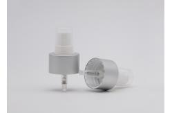 China Plastic Fine Mist Sprayer Pump With Silver Case 24mm Screw supplier