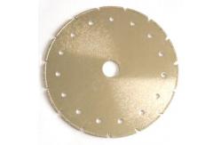 China Circular Shape Synthetic Diamond Cutting Blade V Slot For Limestone / Soft Stone supplier