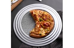 China Non Stick 8 Inch --22inch Aluminum Mesh Pizza Screen Customized Size supplier