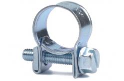 China Heat Resistance Mini 2 Ear Hose Clamps Petrol Pipe Clips supplier