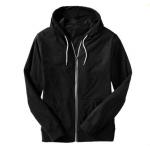 manufacturer new style zip fancy blank , custom made screen printing with strings men's hoodies wholesale for sale