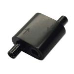 Delicate Two Way 1.5mm Black Cable Gripper Locks By Stainless Steel Wire For Lighting for sale
