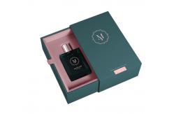 China CMYK Printed Perfume Boxes Recycled Cardboard Gift Green Case supplier