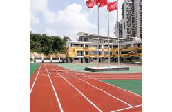 China PU Spray Coated EPDM Granule 13mm Jogging Track Material Eco-Friendly supplier