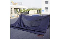 China Thermal Resistance Car Fire Blanket Most Efficient On EVs Or LI Fires supplier