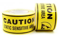 China High Adhesive PVC Antistatic ESD Protected Area Warning Tape supplier