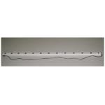 12 Outlet Multi Plug Extension Sockets , Long Industrial Power Strip With Metal Housing for sale