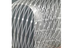 China Architectural Flexible 2'' X 2'' SS304 Rope Mesh For Safety supplier