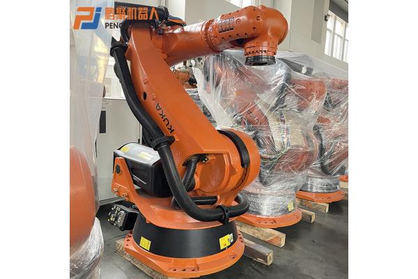 Used KUKA Robot KR210 Auto Parts Handling Palletizing Robot Arm C2 Control Cabinet